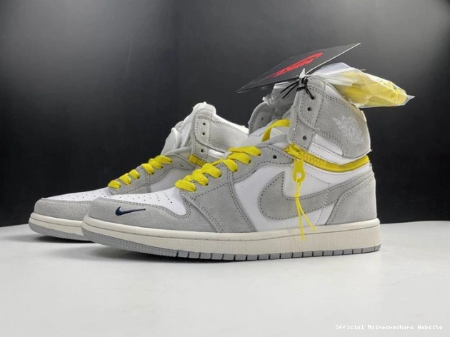 Official Maikesneakers 1 Smoke Switch Air High Jordan Light CW6576-100 0806